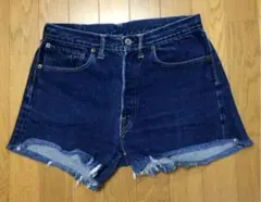 希少 60s リーバイス501 ビッグE ビンテージ カットオフ 刻印“16”