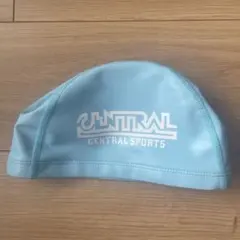 CENTRAL SPORTS 水泳帽 Lサイズ 水色