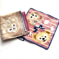 【新品未使用】　ディズニーシー　シェリーメイ　ダッフィー　タオルハンカチ　２枚