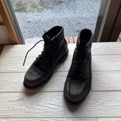 斉*中様 RED WING SHOES ワークブーツ ブラック - メルカリ