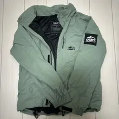 CAMP7フード付きジャケット L オリーブグリーン