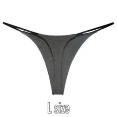 N-28B.❣set割❣ コットンTバックショーツ　レディース　グレー　L