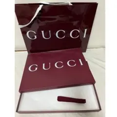 GUCCI グッチ　空箱　ボックス　ショップ袋/紙袋　リボン　セット