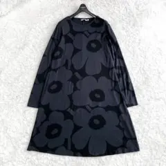 マリメッコ　カットソーワンピースL 極美品　　七分袖 マリメッコ カットソーワンピースL 極美品 七分袖 【公式通販】