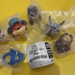 ズートピア2 ファッションリング 全5種コンプリートセット