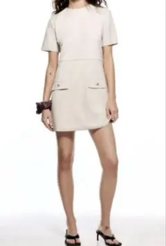 ZARA ミニワンピース 半袖