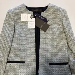 ワールド　Reflect リフレクト ツィード ノーカラースカートスーツ　新品