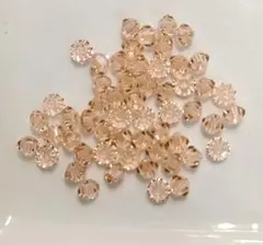 No1‐3mmSwarovski#530Lightピーチ50個