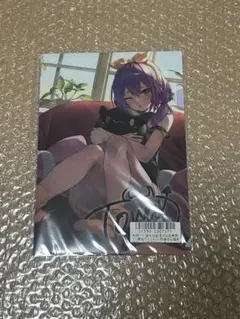 ホロライブ　常闇トワ　2023誕生日記念　複製サイン入り A5クリアファイル