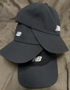 美品　New Balance キャップ 3点セット ブラック