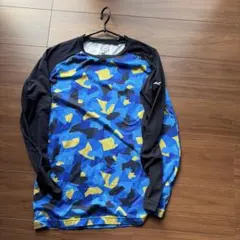 Mizuno 野球用アンダーシャツ 長袖 カモフラ柄 Mサイズ