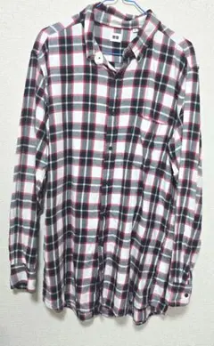 ユニクロ チェック ネルシャツ