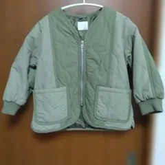 LOWRYS FARM キルティングブルゾン 110-120㎝　カーキ