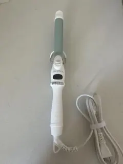 SALONIAセラミックカールヘアアイロン チリングリーン 25mm