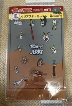 Happyくじ　Ｅ賞　トムとジェリー　クリアステッカー シール