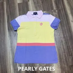 【PEARLY GATES】カラフルカラーブロックポロシャツ