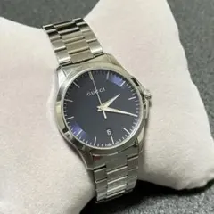 不動 GUCCI メンズ 腕時計 142.4 クォーツ デイト 箱・保証書 - メルカリ