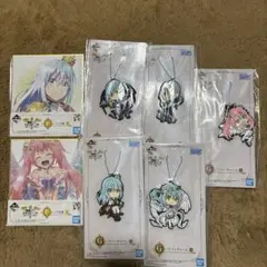 転スラ　一番くじ　ラバーチャーム・ミニ色紙セット