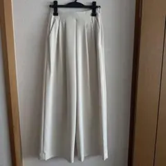 H&M ホワイト ワイドパンツ EUR 34
