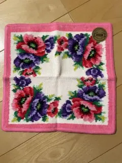 ハ*ル様 FEILER 花柄ハンカチ ピンク