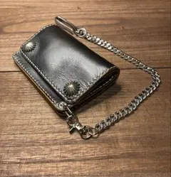 本革馬革コンパクトトラッカーウォレット