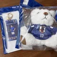 サッカー日本代表 中村敬斗 ベアキーホルダーセットのサムネイル