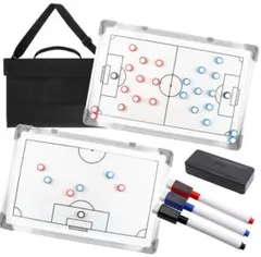 mewin サッカー用 作戦板 戦術ボード 作戦盤 両面 作戦版 (標準サイズ)