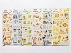 【シックミニョンステッカー 6点セット】シートシール マインドウェイブ ガーリー