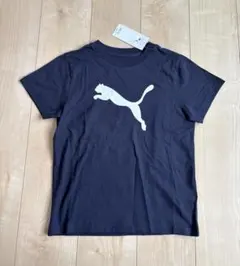 新品プーマ半袖Tシャツ140cm紺色　綿