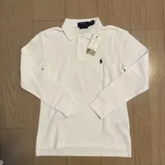 POLO RALPH LAUREN ホワイト ポロシャツ S 140cm