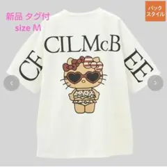 新品 アベイル セシルマクビー キティ 半袖Tシャツ 日焼けキティ ホワイト Ｍのサムネイル