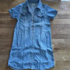 エフオーキッズ　デニムワンピース　140