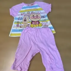 アンパンマン ベビーパジャマ 90cm ピンク 冷感素材