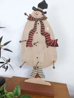 み～ちゃんさま専用スノーマン・カントリー調・オーナメント・スタンド