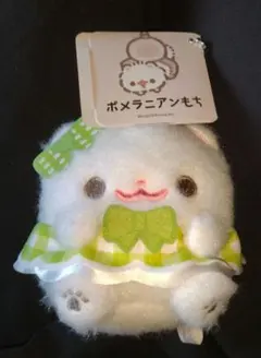 ポメラニアンもち カラードレス マスコットキーチェーン