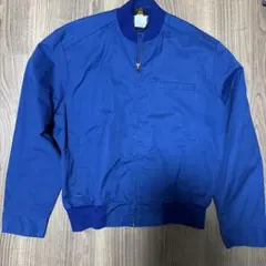 青 ジップアップジャケット