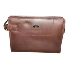 LANVIN ランバン クラッチバッグ セカンドバッグ ビジネスメンズ ブラウン