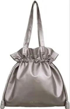 ジゼル 巾着トートバッグ ブロンズ色