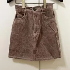 コーデュロイ ミニスカート