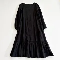 nest Robe ネストローブ UpcycleLino 2wayワンピース 黒 | Mercari