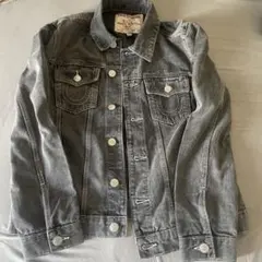 True Religion グレー デニムジャケット