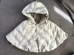 ＊美品＊petit main 恐竜柄ベビーポンチョ