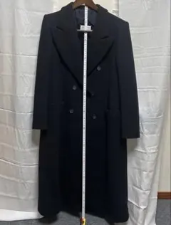 Maison Margielaウールダブルブレストコート　ダークネイビーのサムネイル