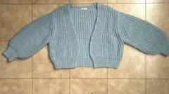 earth music & ecology ライトブルーカーディガン