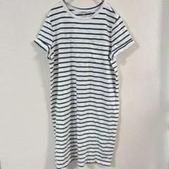 1点もの✨GAP 【XS】 ギャップ 半袖 ワンピース ボーダー カジュアル