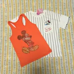 Disney ミニ・ミッキーマウス Tシャツ タンクトップ セット