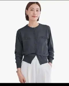 新品　タグ付き　ur's UVケアコンパクトベーシックニットカーディガン