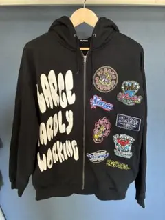 XLARGE ブラック ジップアップパーカー XL