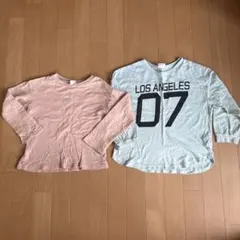キッズ120サイズ　ロンT 長袖シャツ　汚れ等あり
