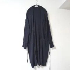 BACK NUMBER バックナンバー ロングカーディガン フリー ネイビーのサムネイル